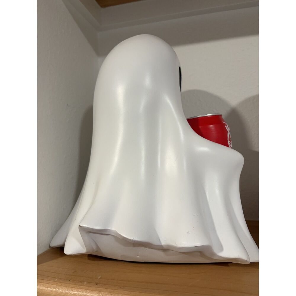 Viral Ghost Holding Coke Statue | Halloween Decor | Spooky Cute Shelf Décor - Picture 4 of 4
